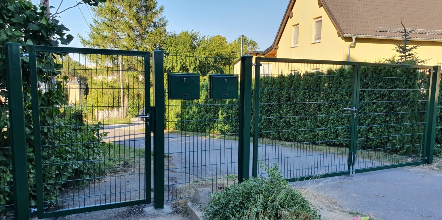 Doppelstabmatten 6/5/6 mm — Privatgrundstück 1830 mm Höhe, RAL 7016 Anthrazit