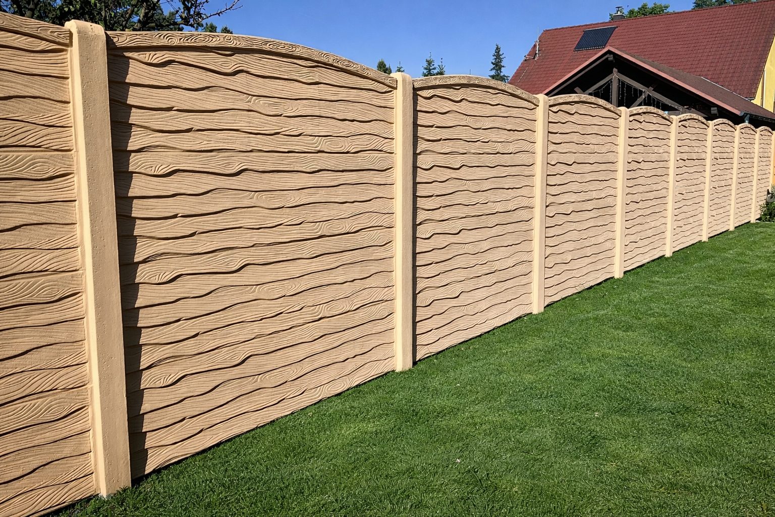 Betonzaun Modell 19