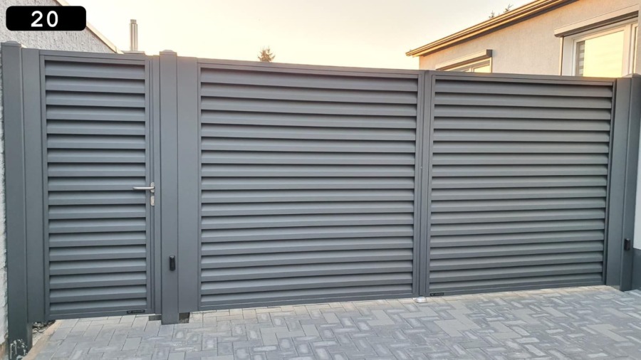Betonzaun Modell 24