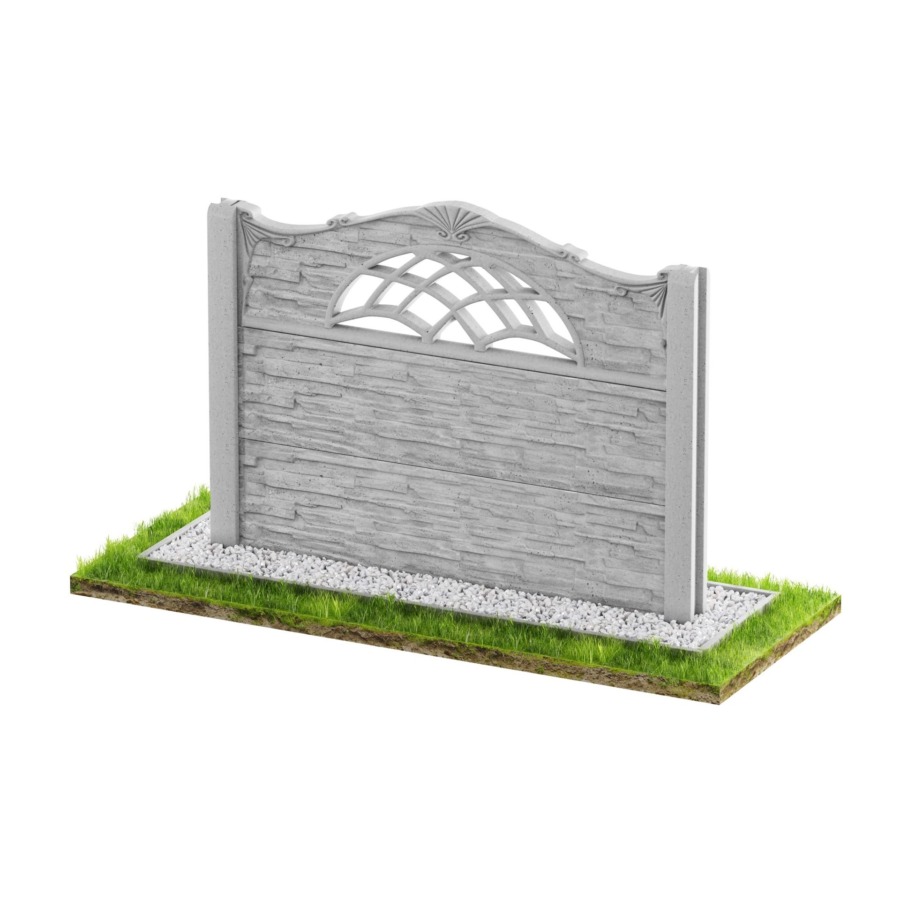 Betonzaun Modell 21