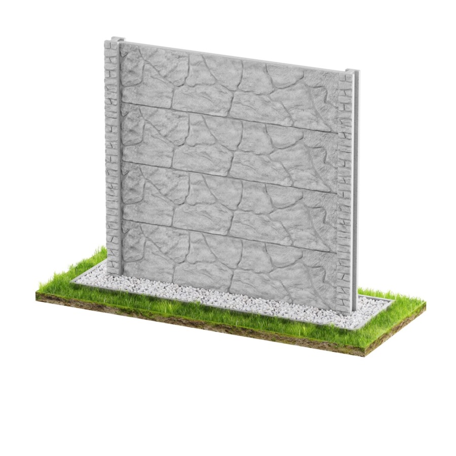 Betonzaun Modell 40