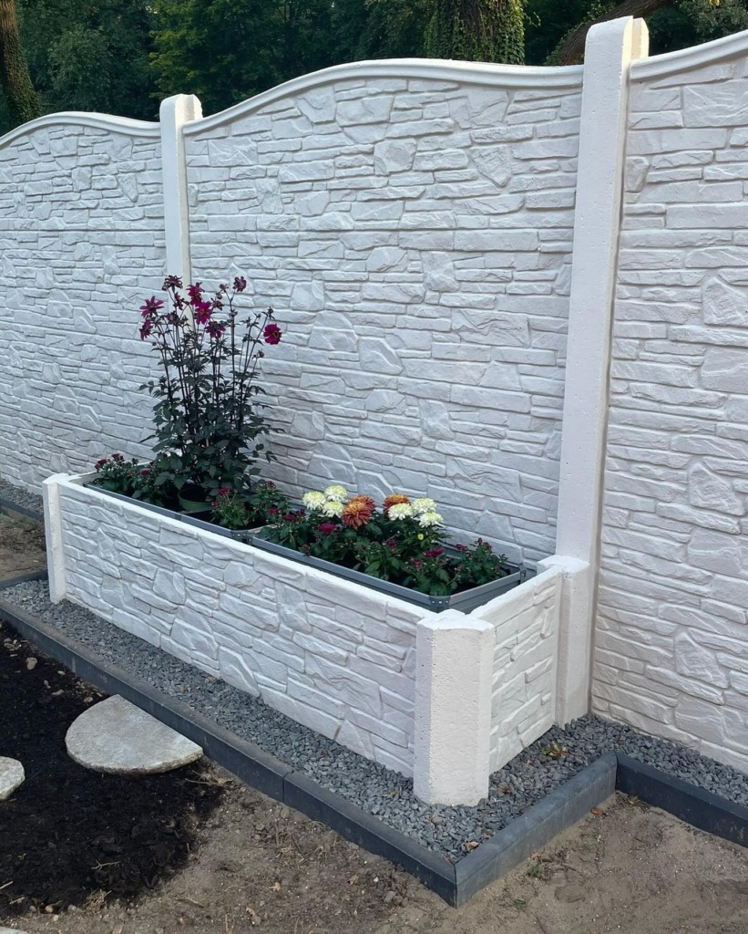 Betonzaun Betonzaun Modell 1 — Modern Stil
