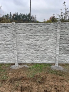 Betonzaun Modell 32