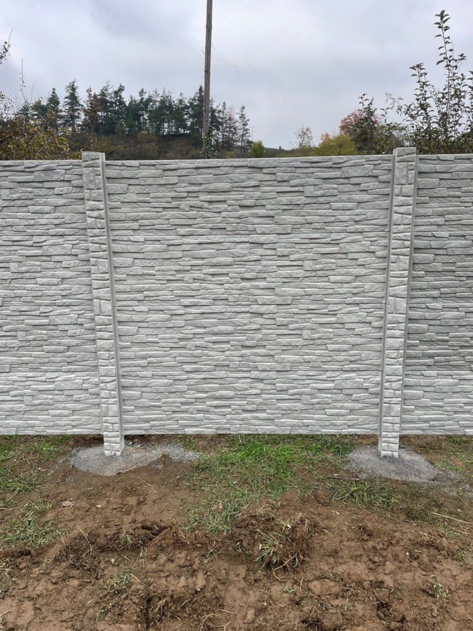 Betonzaun Modell 32